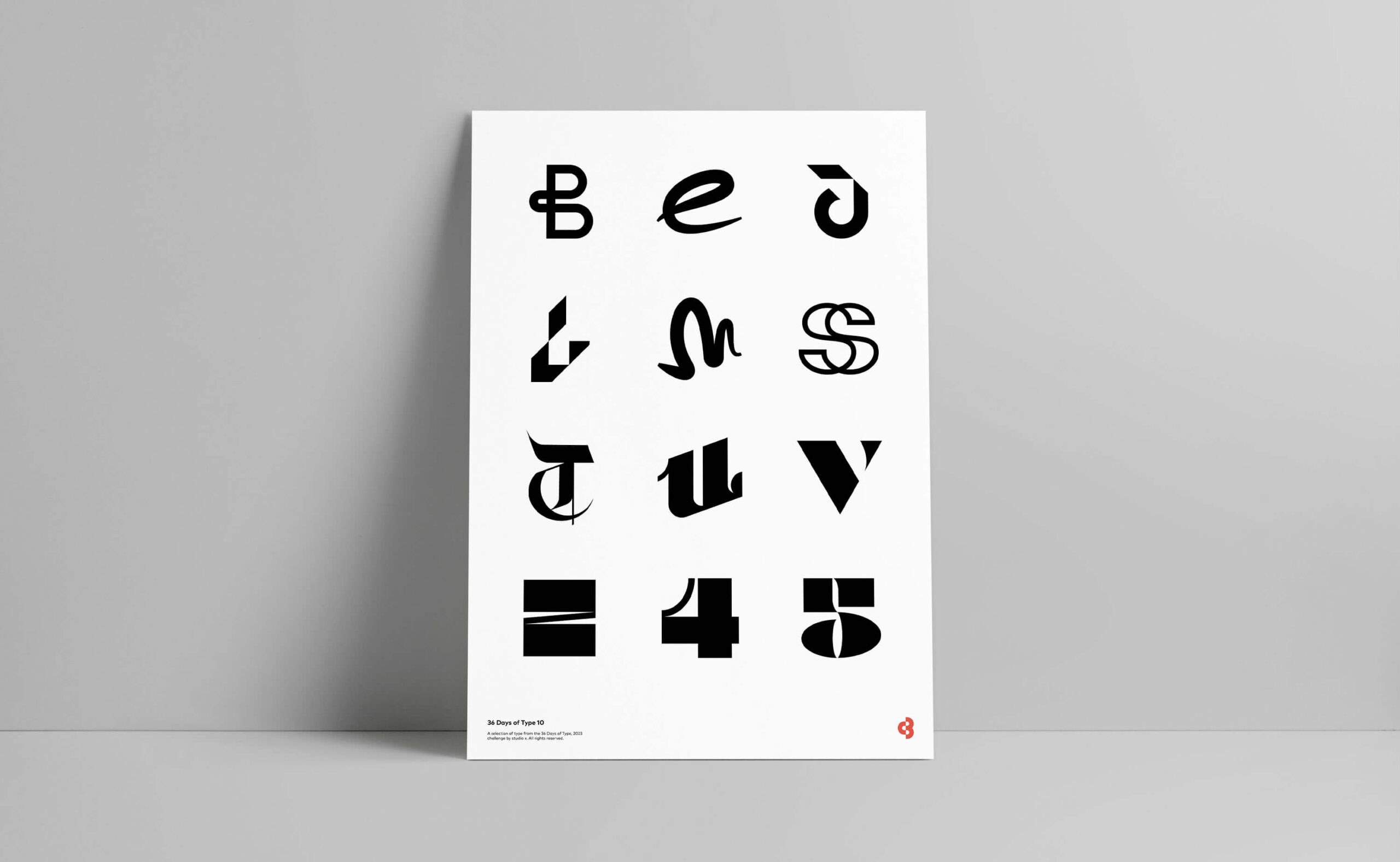 36 Days of Type 10 (2023) Project Banner